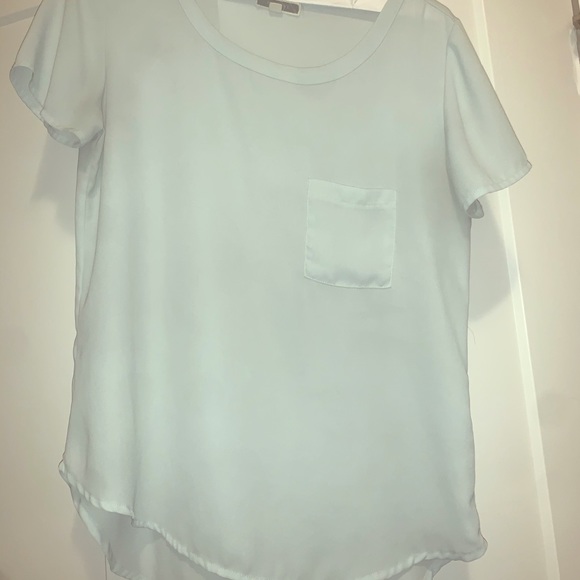 Silky Mint Green Blouse - Picture 1 of 1